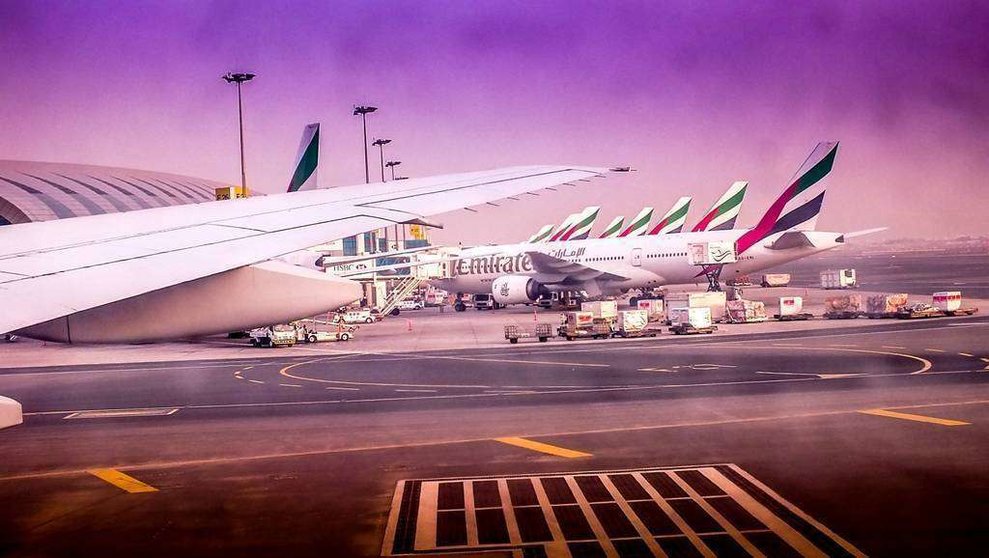 Perspectiva del aeropuerto de Dubai. (pxhere.com)