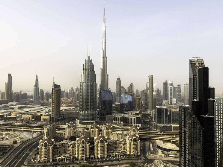 El edificio Burj Khalifa en Dubai. (Bloomberg)