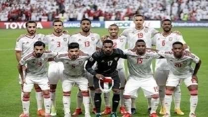 La selección de fútbol de EAU.