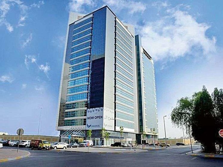 El Hospital Universal de Abu Dhabi.