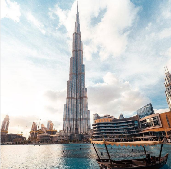 Una imagen del Burj Khalifa.