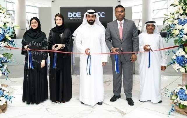 Un momento de la inauguración de Dubai Diamond Exchange en DMCC. (WAM)