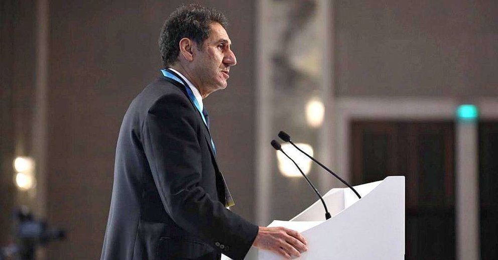 Francesco La Camera, durante su intervención tras la elección como nuevo director general de IRENA. (IRENA)
