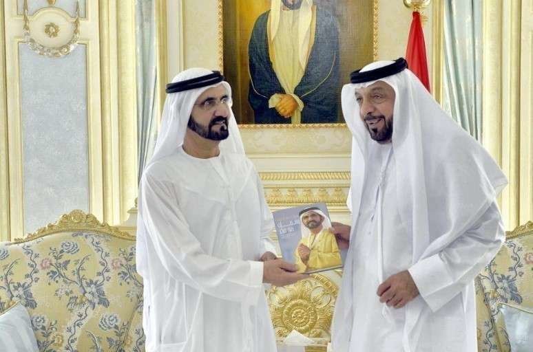 El presidente y el vicepresidente de Emiratos Árabes Unidos. (WAM)
