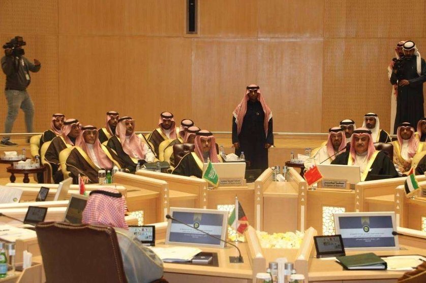 Los ministros de Exteriores del CCG se reunieron este lunes en Riad. (SPA)
