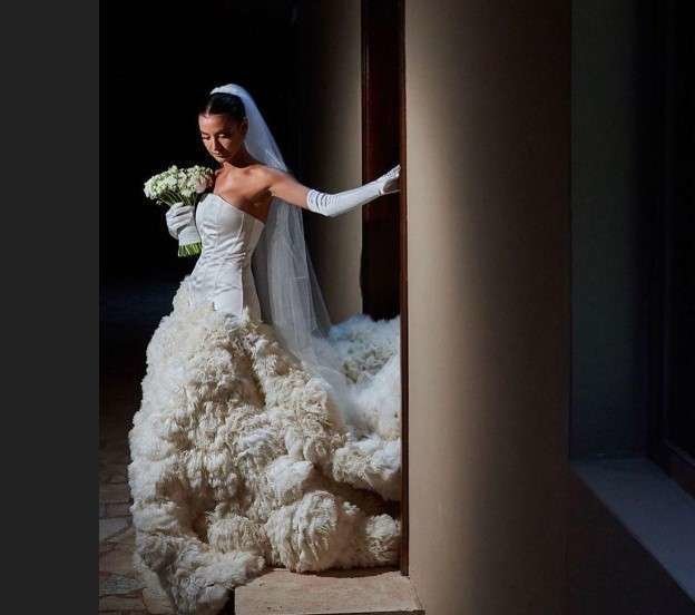 Una imagen de una novia publicada en Instagram.