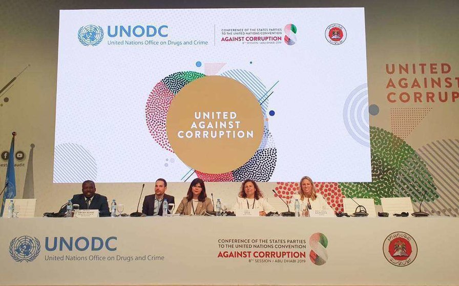 Importantes líderes de los países se reúnen para hablar sobre la corrupción.(twitter.com/UNODC)