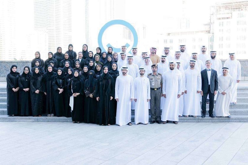 Participantes en el lanzamiento de la nueva Agenda de la Felicidad de Dubai. (Cedida)