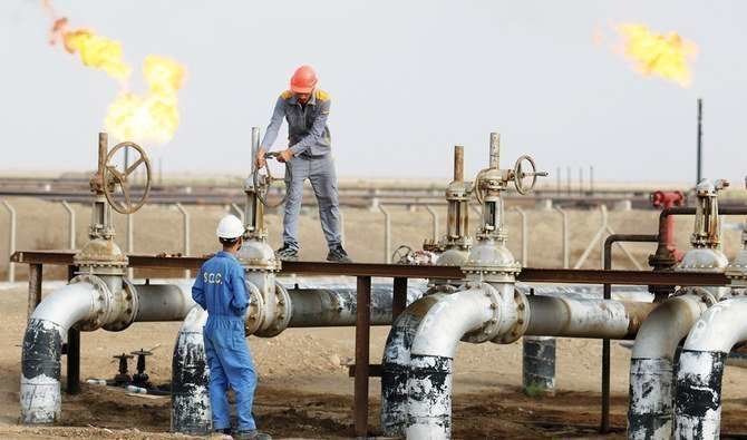 Instalación petrolera en Irak.