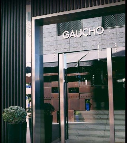 Restaurante argentino Gaucho en Dubai.