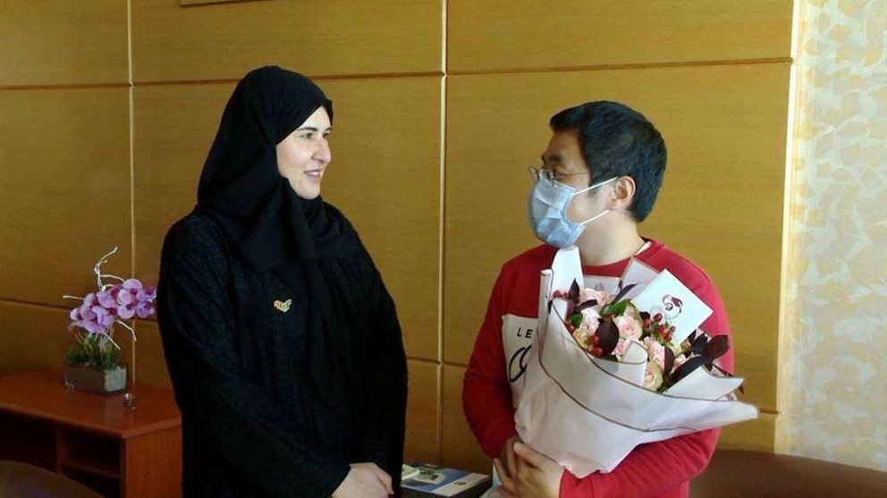 Uno de los pacientes recuperados en EAU. (WAM)