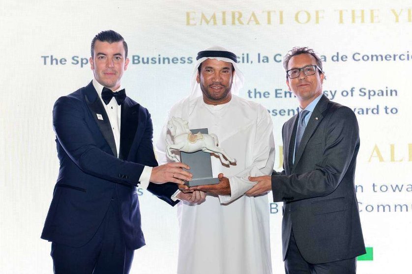 Albwardy fue reconocido como el 'Emiratí del año' por su papel en inversiones clave. (Manaf K. Abbas)