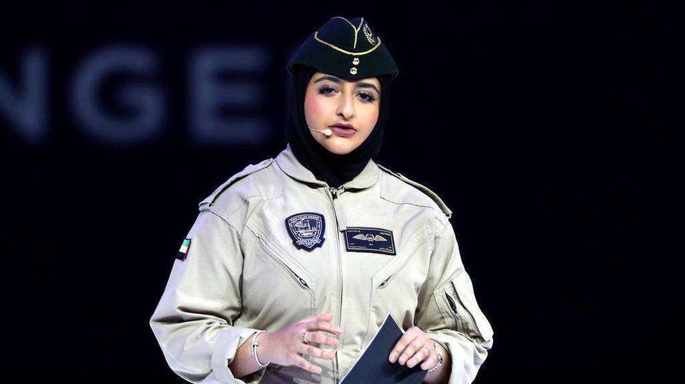 La jequesa Mozah bint, Marwan Al Maktoum, quiere alentar a más mujeres a que trabajen en la industria de la aviación. (The National)