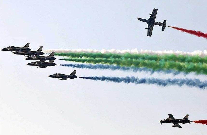Ejercicio aéreo de Fuerzas Armadas de EAU. (WAM)