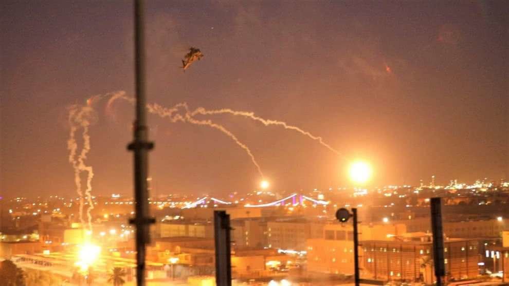 La Zona Verde de Bagdad es objetivo de misiles. (AFP)