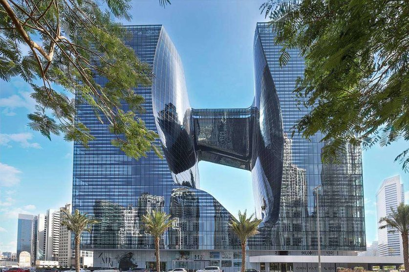 ME Dubai se encuentra en el emblemático The Opusby Omniyatbuilding, edificio diseñado por la reconocida arquitecto británica-iraquí Zaha Hadid. (Cedida)
