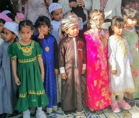 Niños en una guardería en Emiratos Árabes Unidos. (EL CORREO)