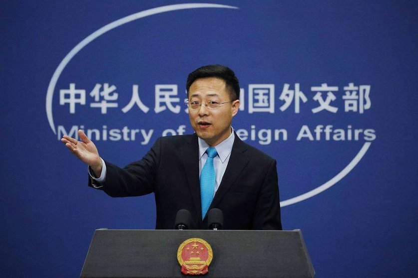 El nuevo portavoz del Ministerio de Relaciones Exteriores de China,  Zhao Lijian, es conocido por ser franco. (AP)
