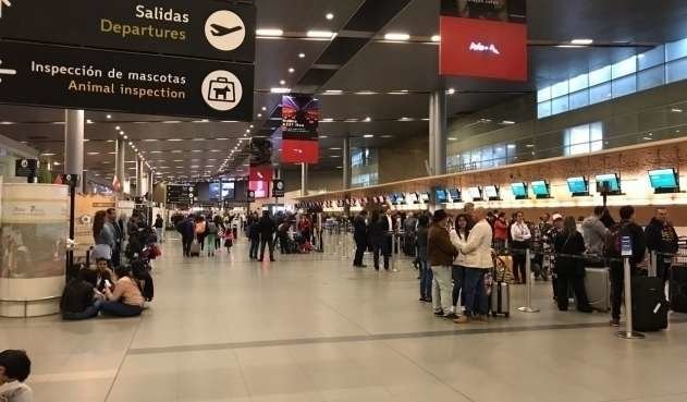 Aeropuerto El Dorado de Bogotá. (Fuente externa)
