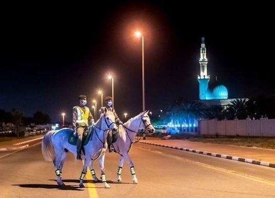 La Policía Montada de Dubai. (WAM)