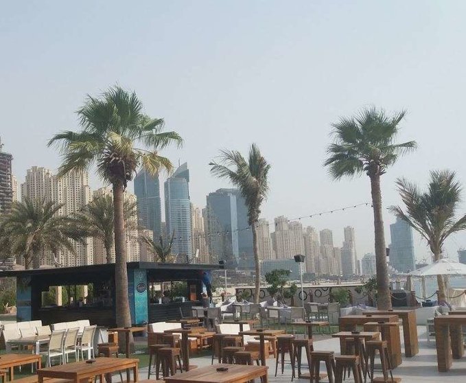 Una imagen de Dubai Marina en verano. (EL CORREO)