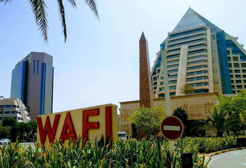 Centro comercial Wafi en Dubai. (EL CORREO)