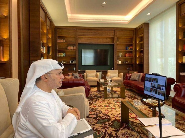 El ministro de Estado de Asuntos Exteriores de Emiratos Árabes Unidos, Anwar Gargash. (WAM)