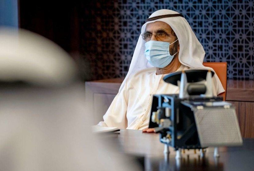 El jeque Mohammed en una imagen de Dubai Media Office.