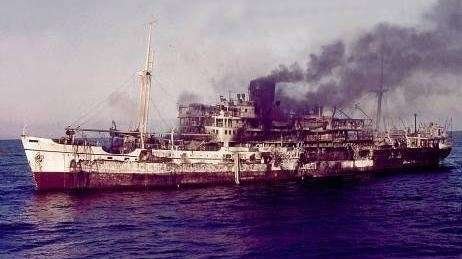 El MV Dara se hundió frente a la costa de EAU el 10 de abril de 1961.