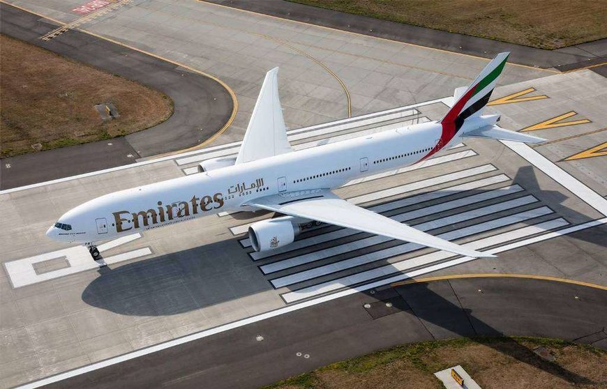 Avión de Emirates en el Aeropuerto Internacional de Dubai. (Emirates Airline)