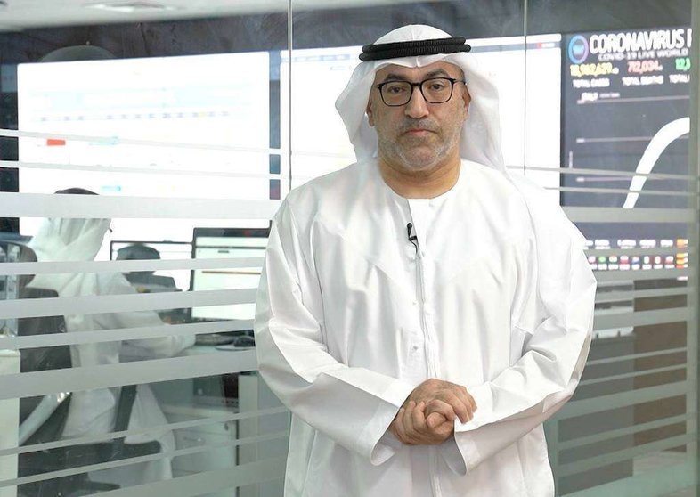 Rahman bin Mohammad bin Nasser Al Owais, ministro de Salud y Prevención de Emiratos Árabes Unidos. (WAM) 
