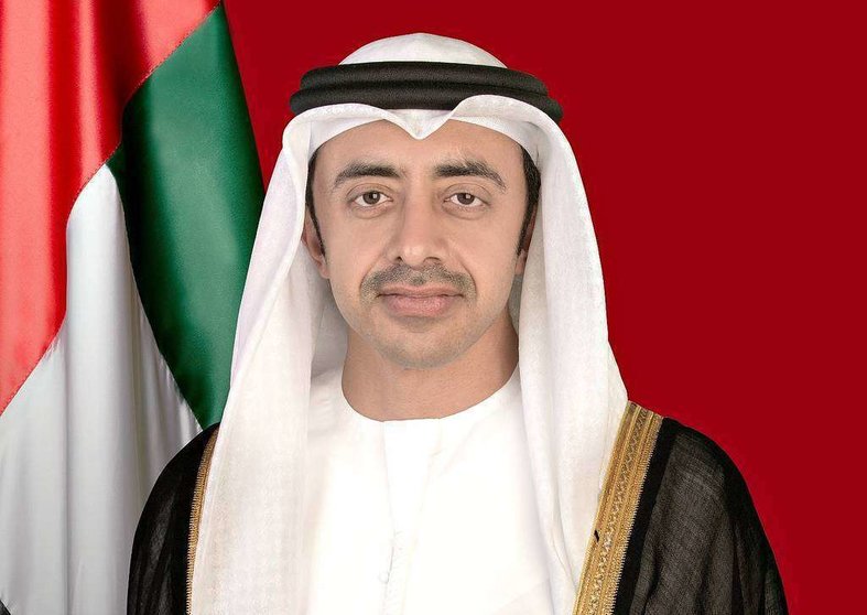 SA el Jeque Abdullah bin Zayed Al Nahyan es ministro de Relaciones Exteriores y Cooperación Internacional de Emiratos Árabes Unidos.