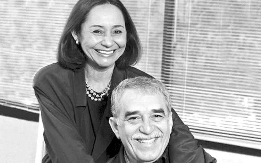 García Márquez y Mercedes Barcha -en la imagen- permanecieron juntos hasta el día del fallecimiento del novelista en Ciudad de México, el 17 de abril de 2014. (@alefrausto)