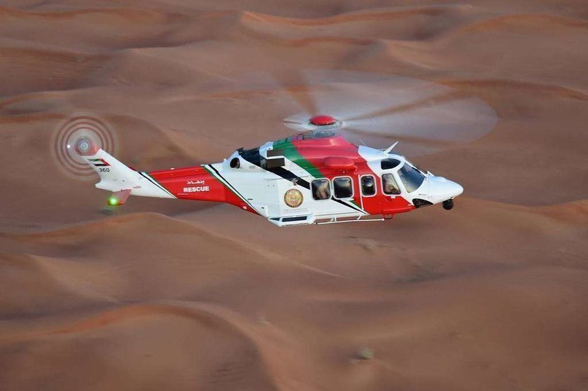 Helicóptero de Rescate. (WAM)