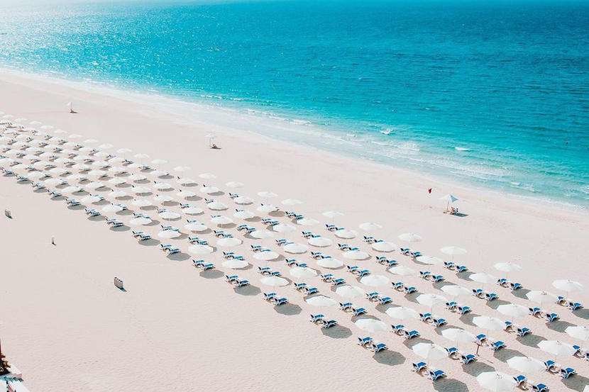La playa Soul Beach en Abu Dhabi.