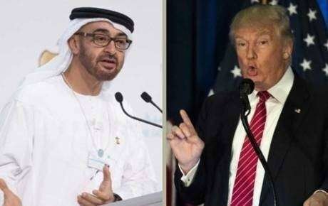 El príncipe heredero de Abu Dhabi y el presidente de EEUU, Donald Trump.