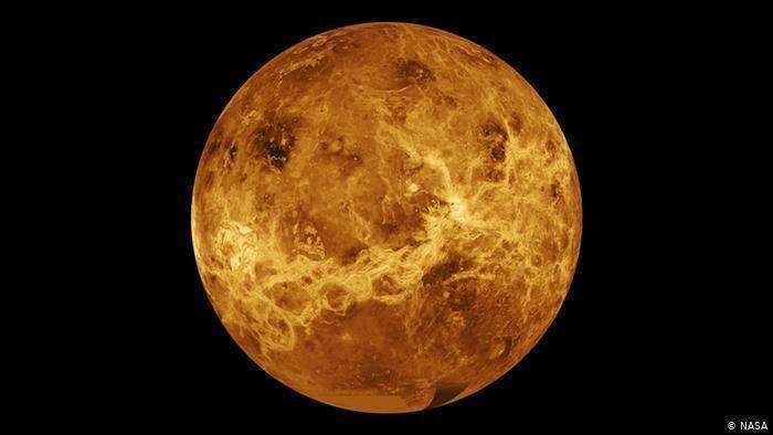 El planeta Venus fotografiado por la NASA.