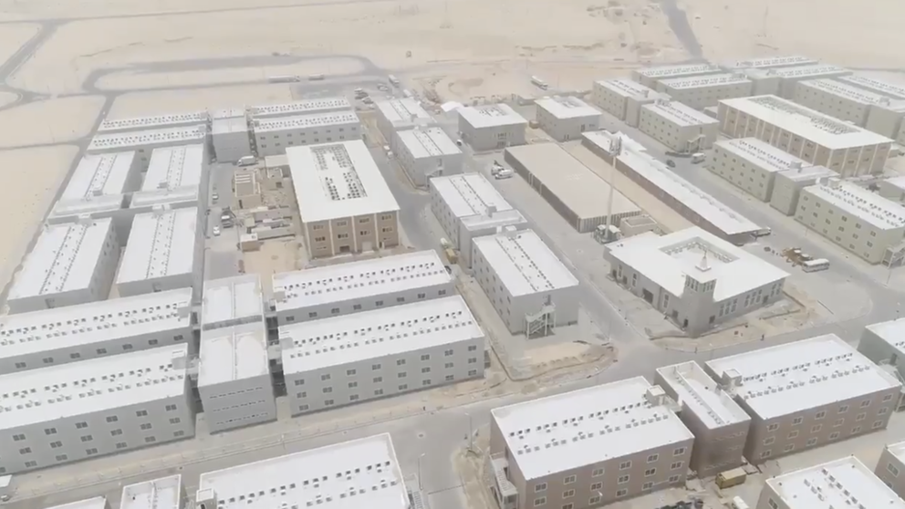 La Oficina de Medios de Abu Dhabi publicó una foto del complejo.