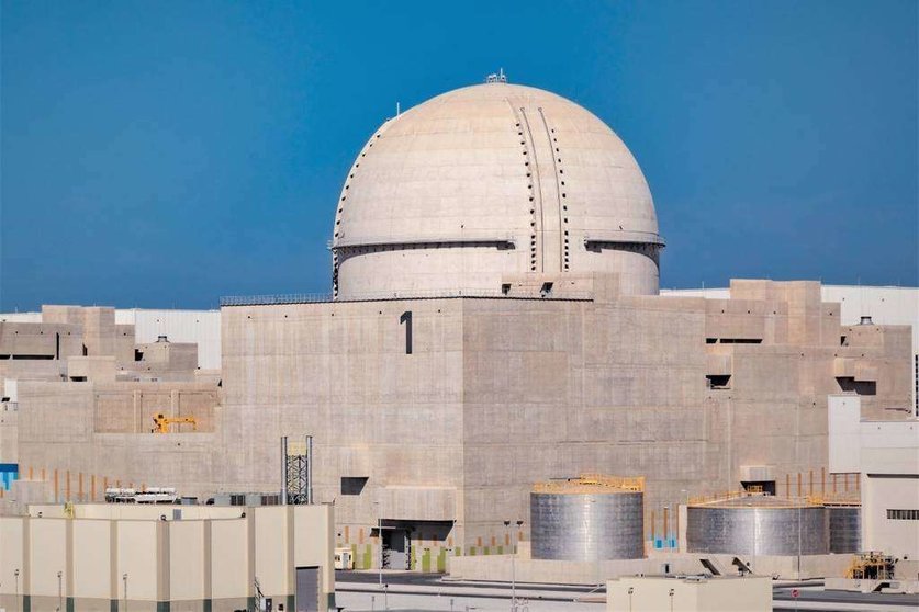 La planta de energía nuclear de Barakah en Abu Dhabi. (WAM)