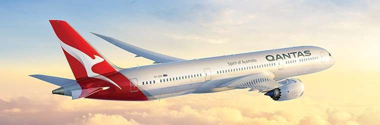 El Boeing Dreamliner de la aerolínea australiana Qantas. (Fuente externa)
