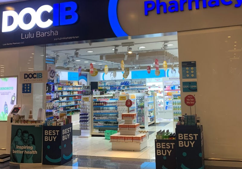Una imagen a modo ilustrativo de una farmacia en Dubai. (EL CORREO)