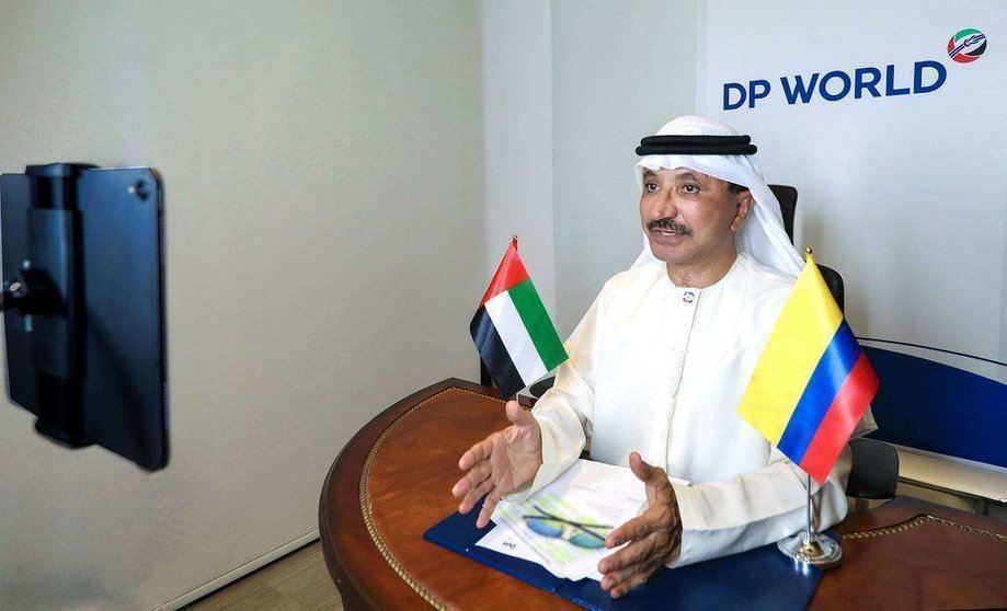  Sultán Ahmed bin Sulayem, presidente de la Corporación de Puertos, Aduanas y Zona Franca de Dubai. (WAM)