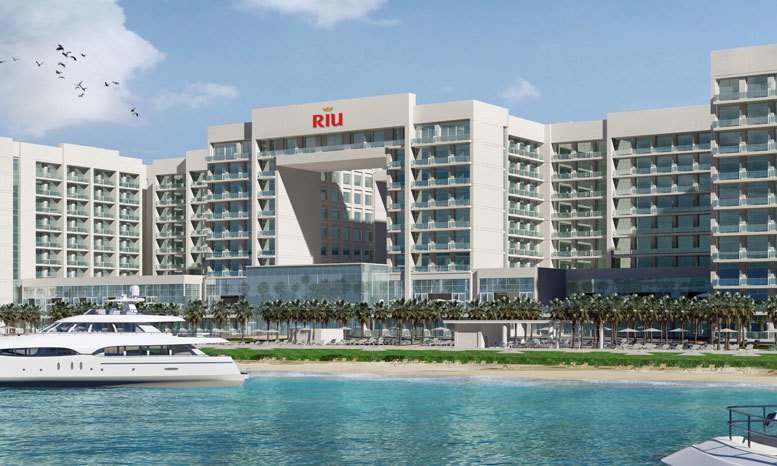 Una imagen del nuevo hotel Riu en Dubai. (Nakheel)