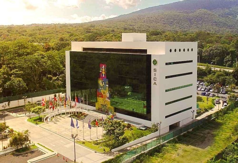El edificio principal del SICA en El Salvador. (Fuente Externa)