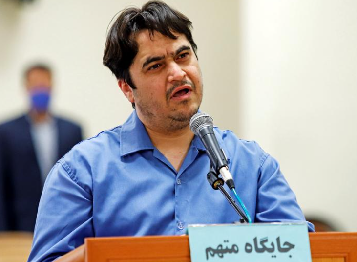 En la imagen de Reuters, el periodista ejecutado por Irán.