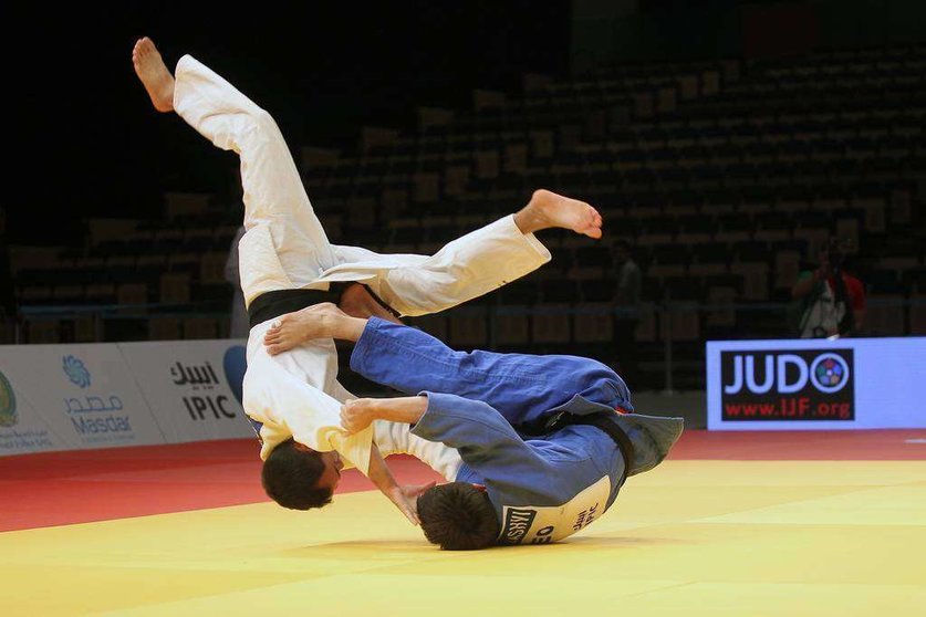 Una imagen de un torneo de judo en EAU. (WAM)