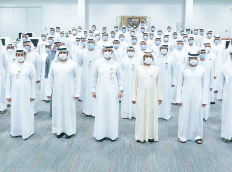 Un acto en Dubai en la era del coronavirus. (Dubai Media Office)