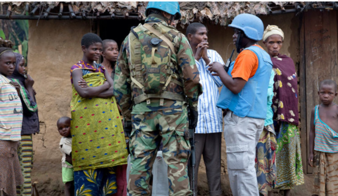 Personal de seguridad en el Congo. (Naciones Unidas)