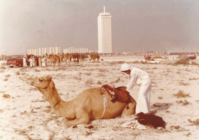 Una imagen del centro de Dubai sobre la década de los 70. (Fuente externa)