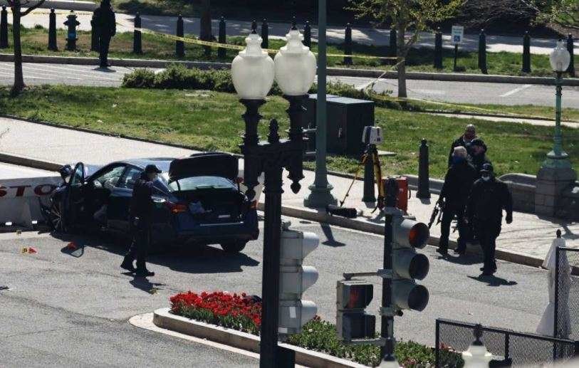 Agentes de seguridad en las cercanías del Capitolio,. (Fuente externa)